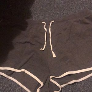 Grey Athletic Casual Shorts